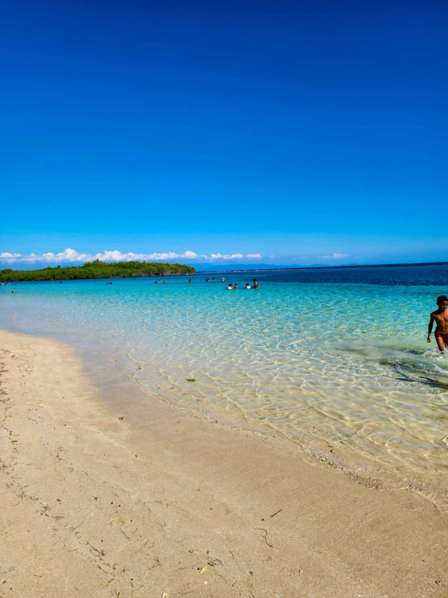 Arena blanca de Playa La Caobita