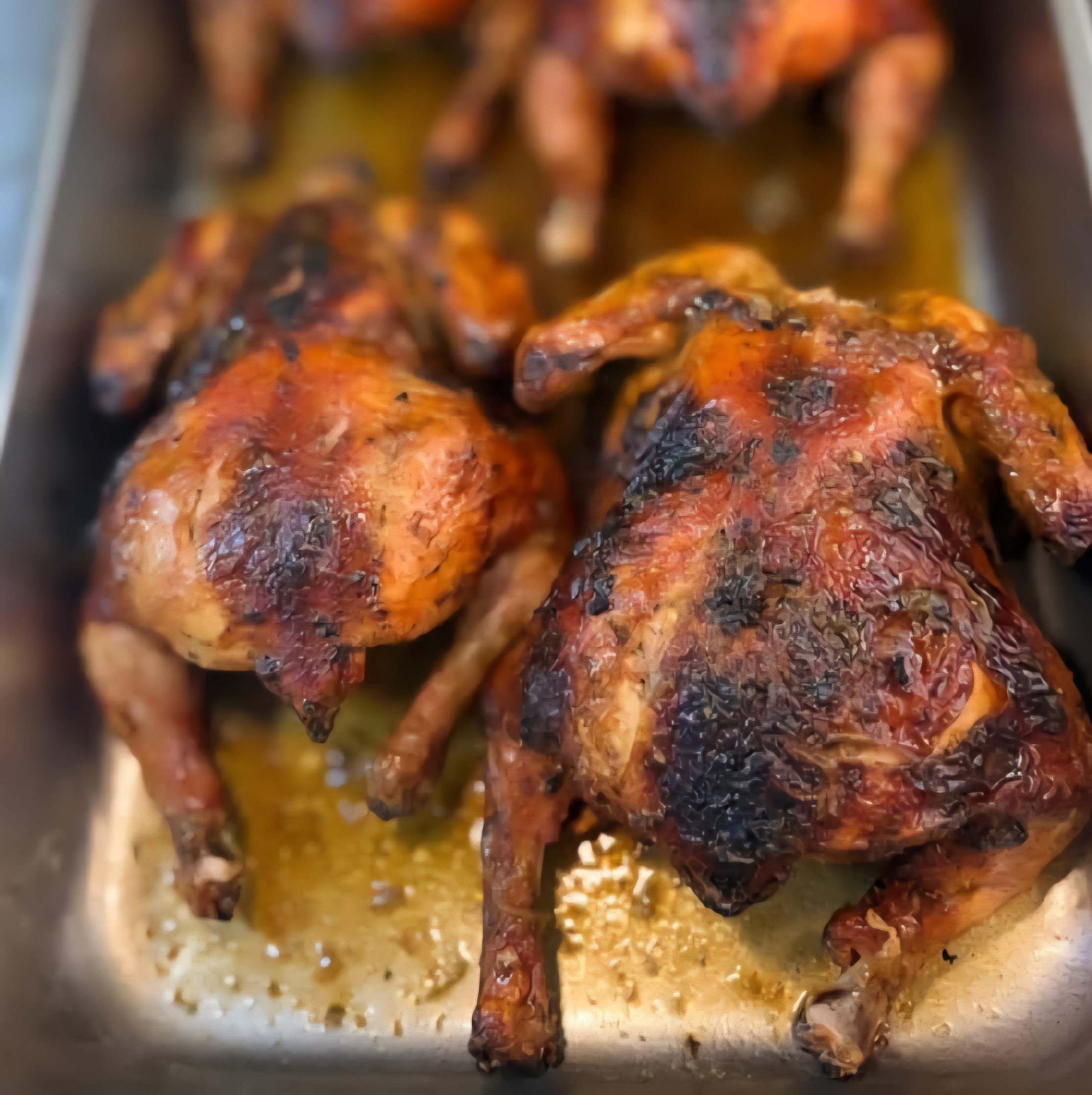 Pollo al horno para Nochebuena