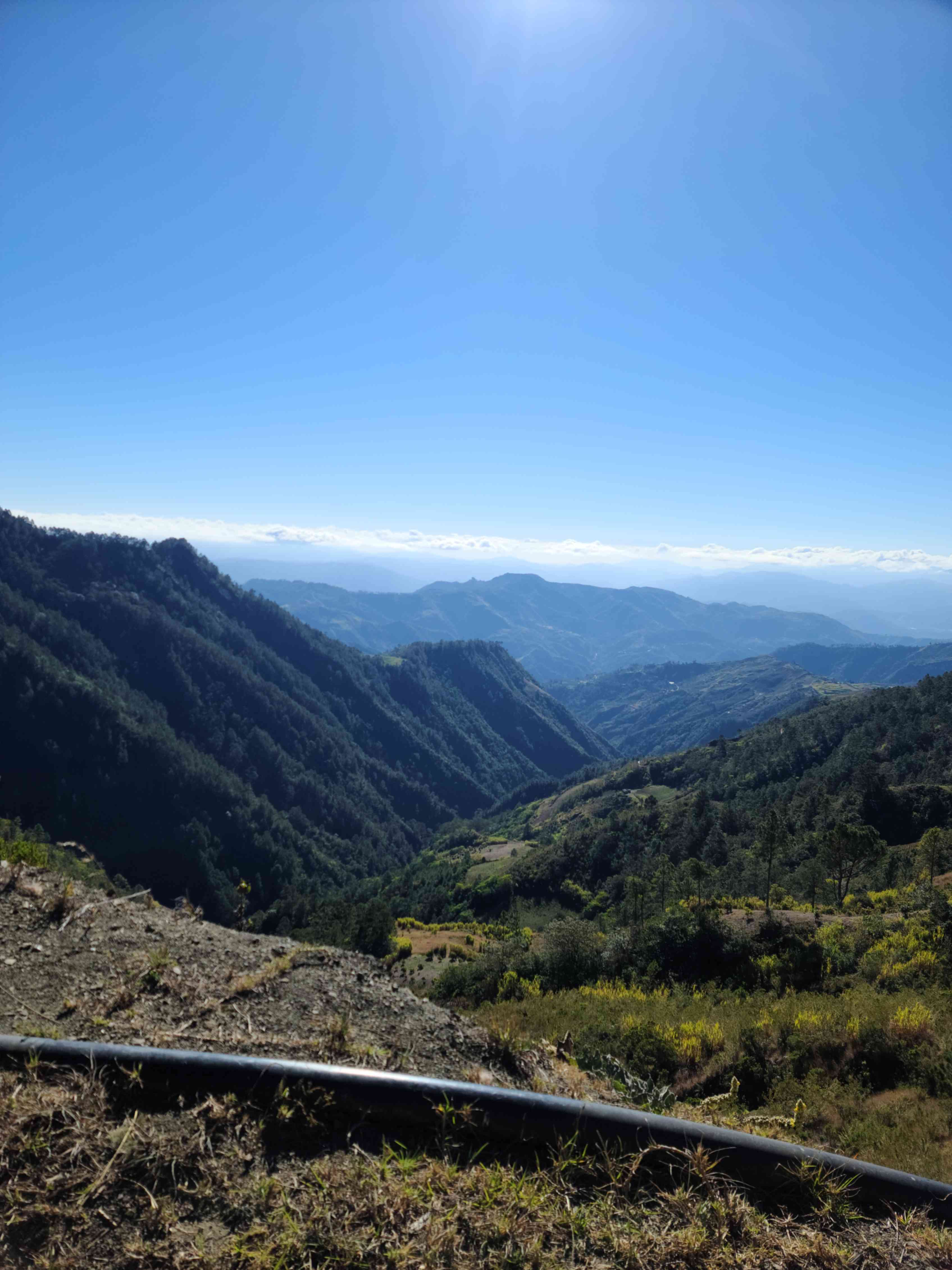 Vista de la montaña en Constanza