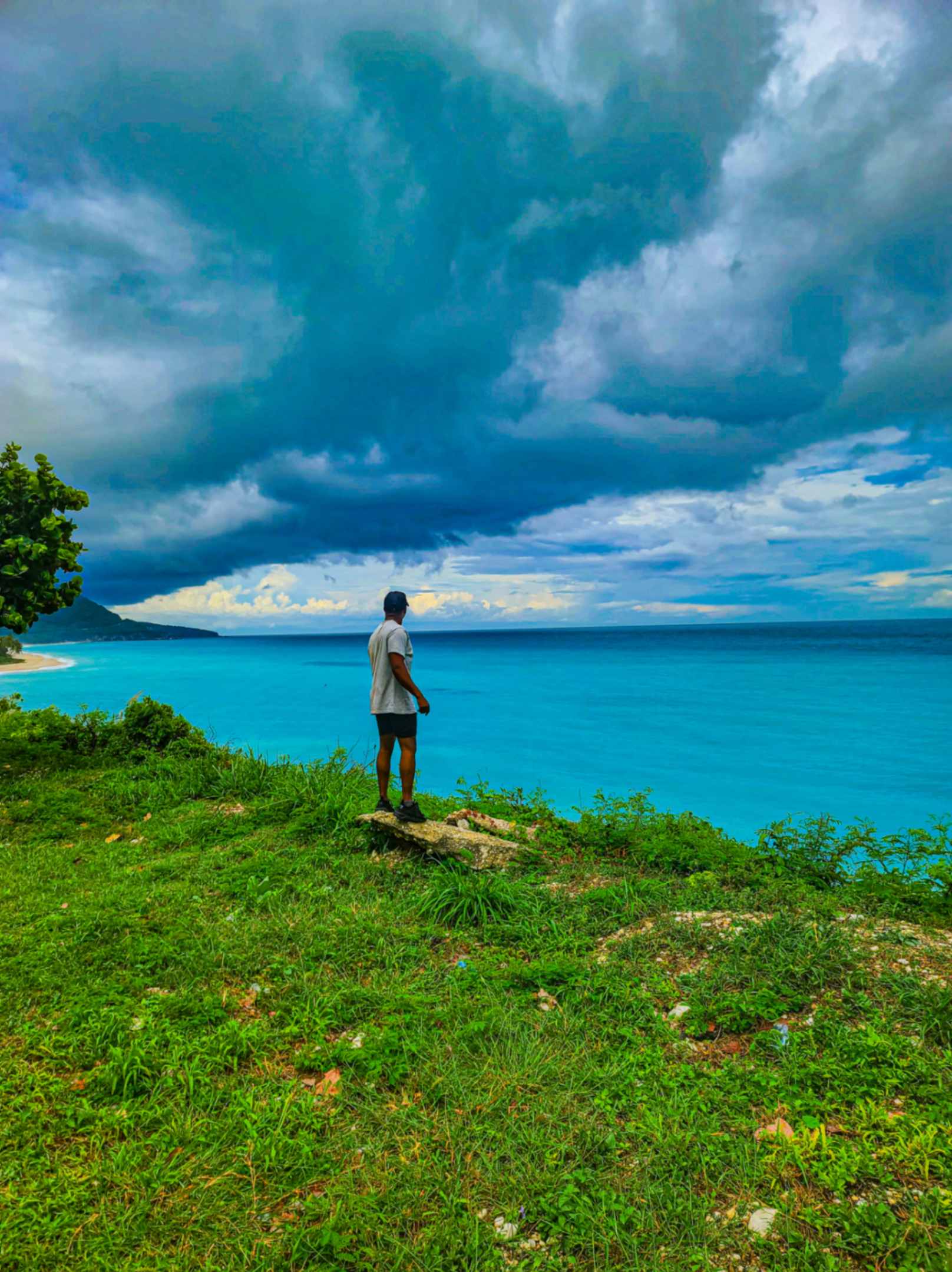 Costa turquesa en Pedernales, República Dominicana