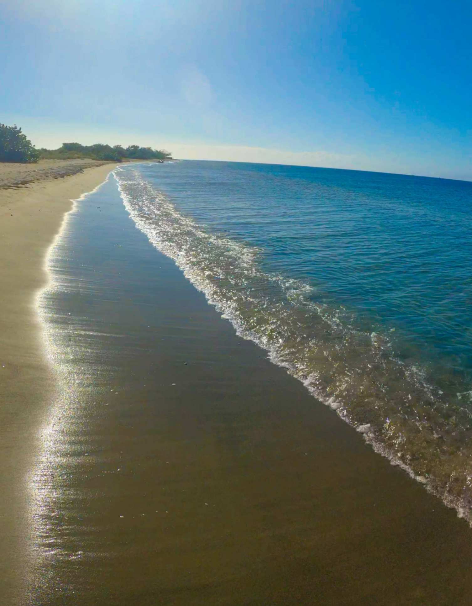 Vista panorámica de Playa Derrumbao