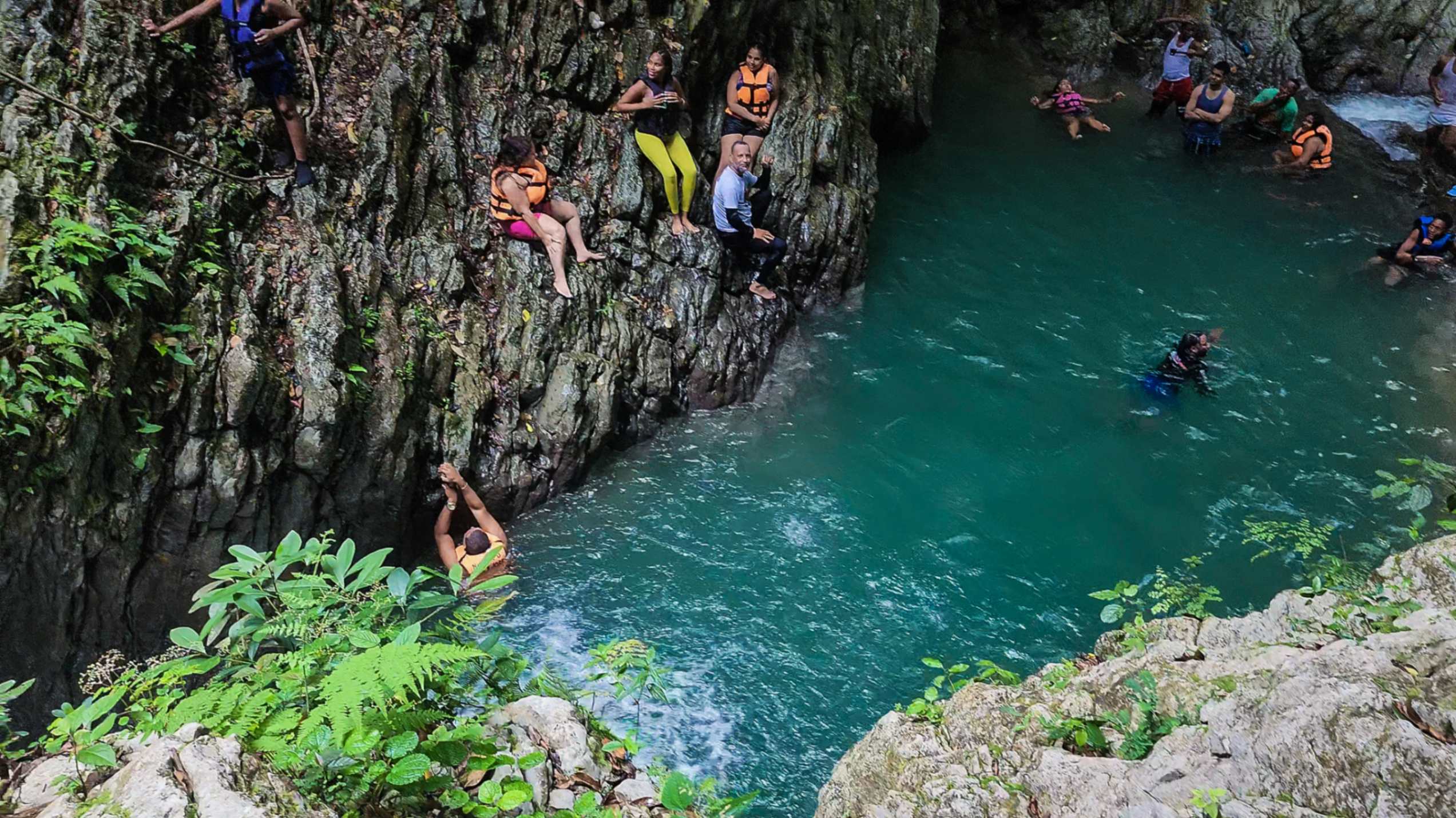 Balneario La Neverita en Los Cacaos, San Cristóbal