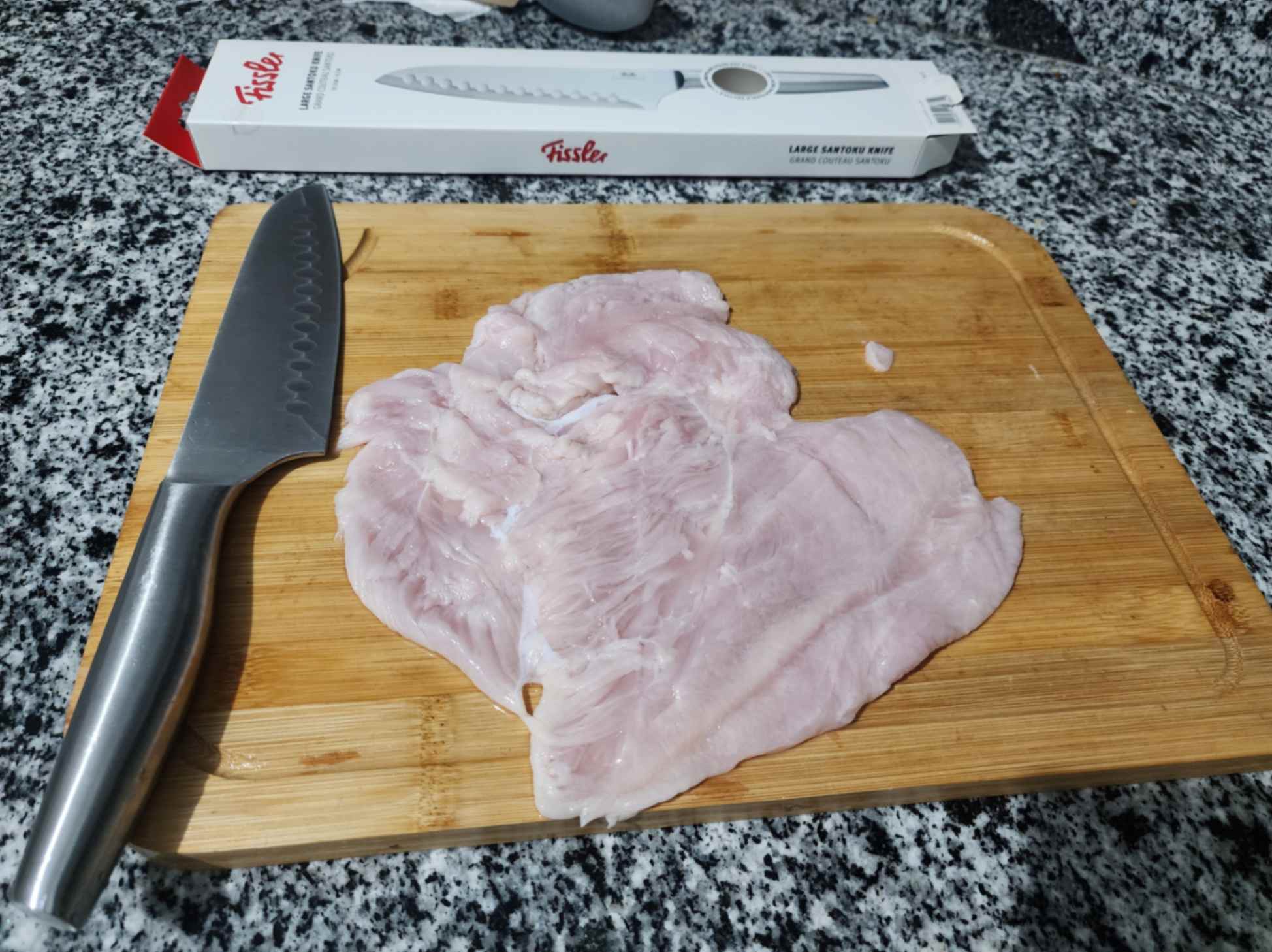 Filete de pechuga corte mariposa